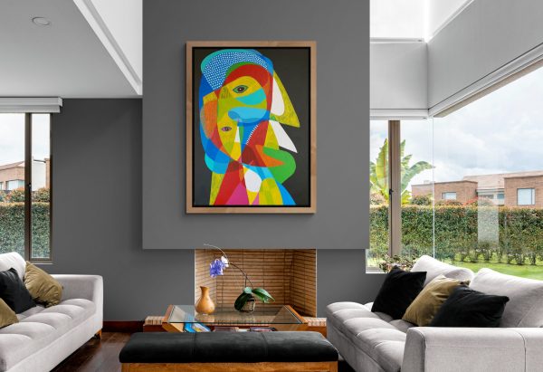 Personaje-100x150cm-Enrique Pichardo-Mockup