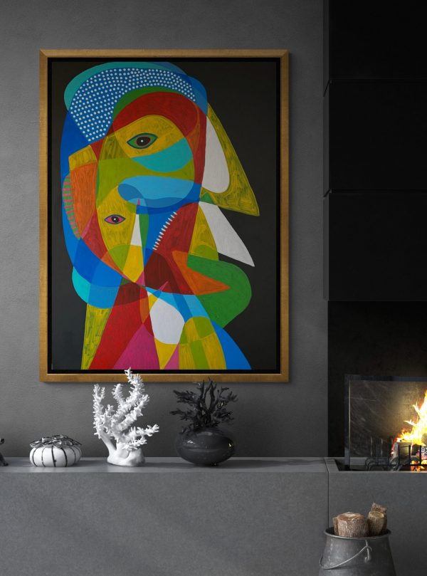 Personaje los iluminados Enrique Pichardo 100 x 150 CM