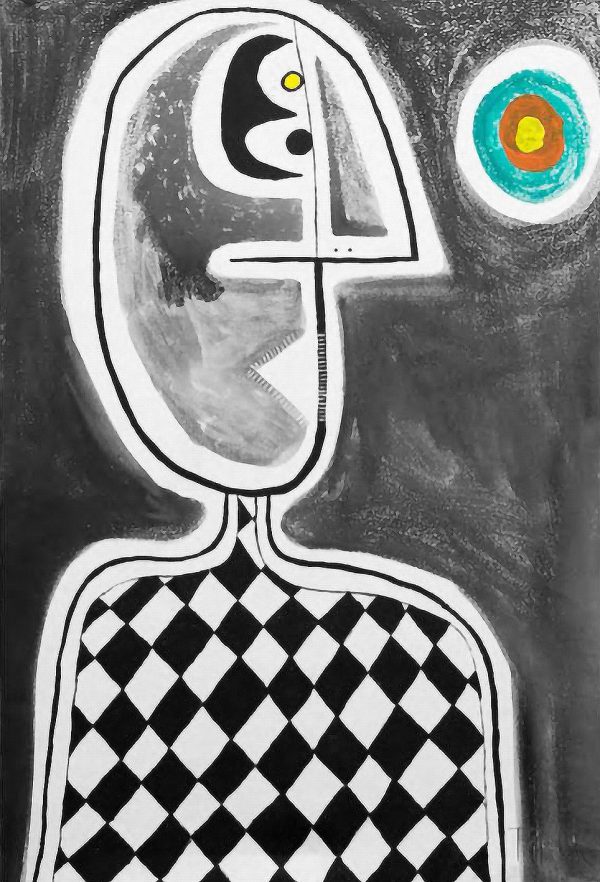 53078-Arlequín y sol-80x120cm-Enrique Pichardo