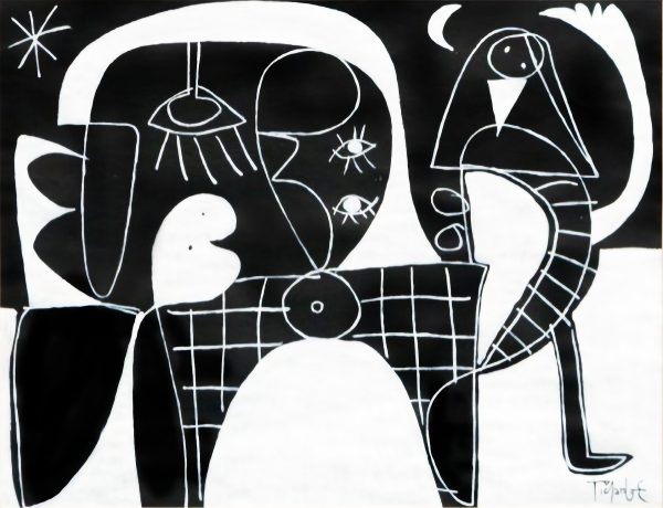 53087-Composción en blanco y negro-65x50cm-Baja