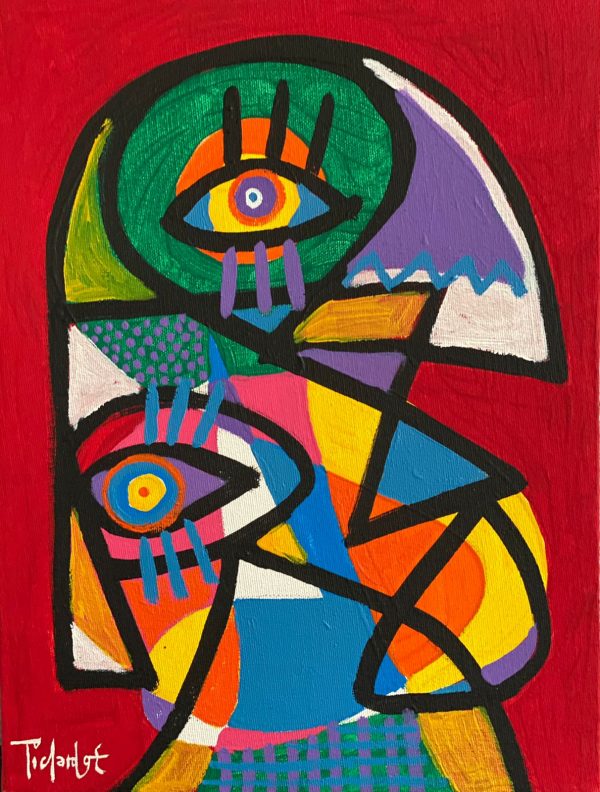 el pintor abstracto Enrique Pichardo