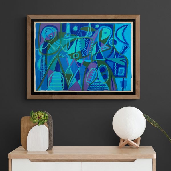 Improvisación en azules - Imagen 2