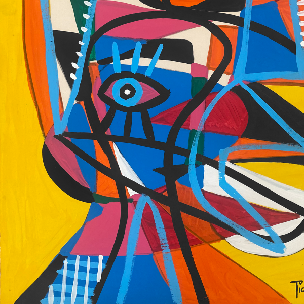 Retrato en fondo amarillo - Imagen 4
