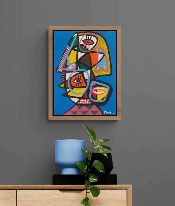 Colección Retrato en fondo azul izquierda - Imagen 2