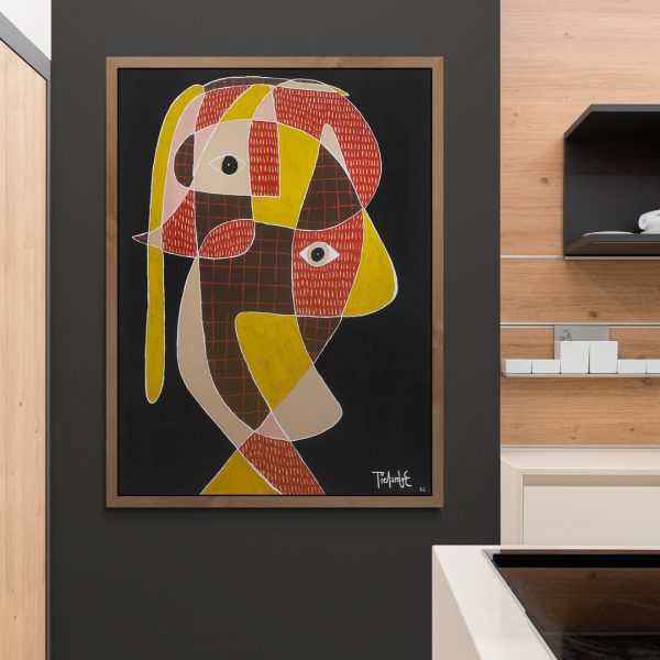 53340-Retrato en ocres-150x110x130cm-Enrique-Pichardo-MOCKUP
