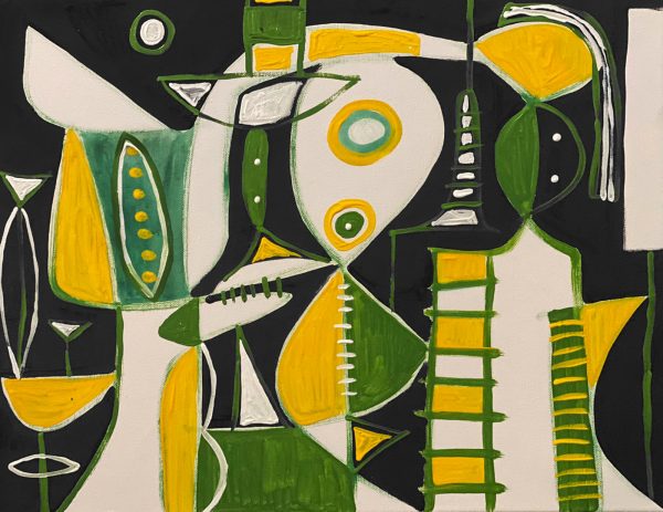 53217-Composición tonos verdes-40x50cm-Baja- Pichardo