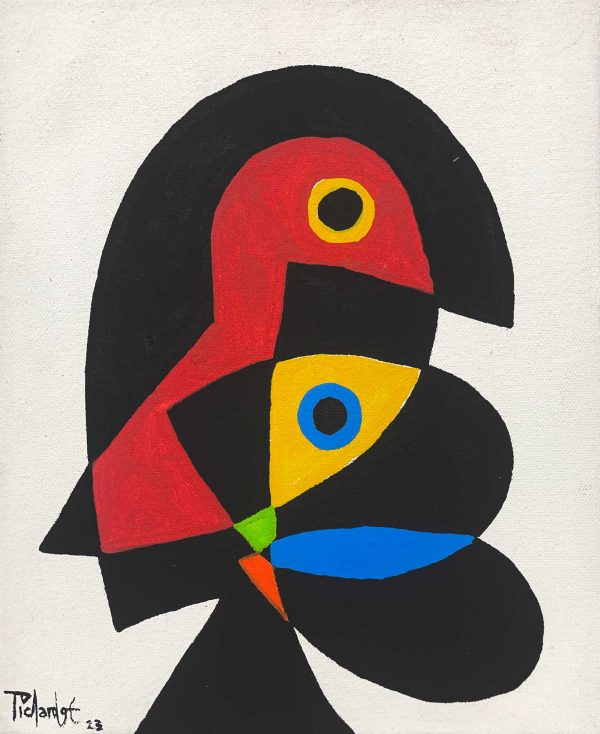 Personaje negro y colores