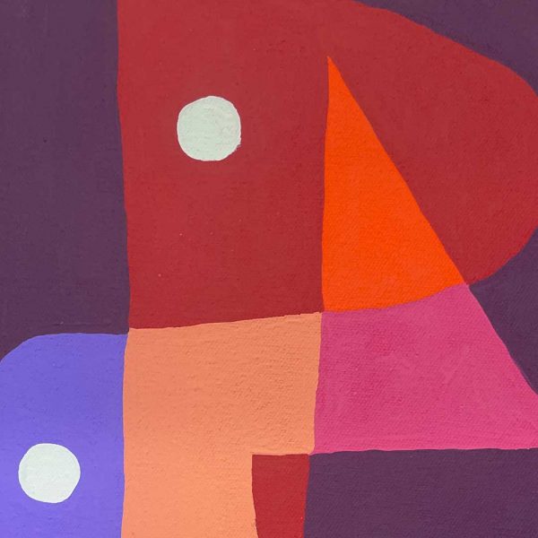 Retrato en fondo morado - Imagen 2