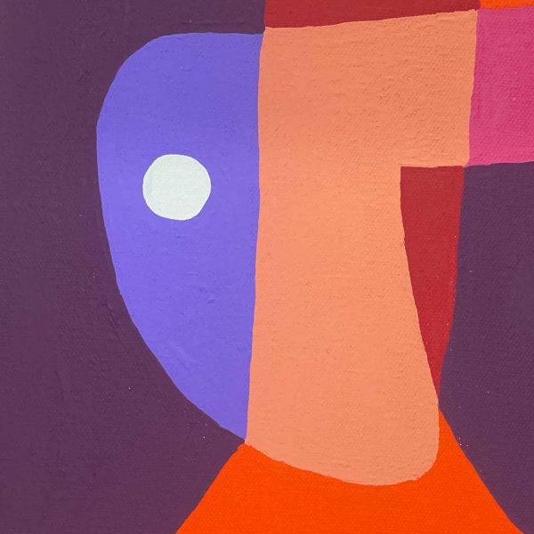 Retrato en fondo morado - Imagen 3