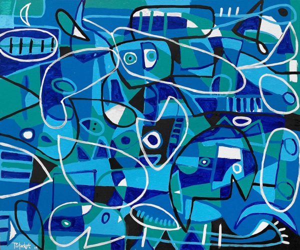 Improvisación en azul II