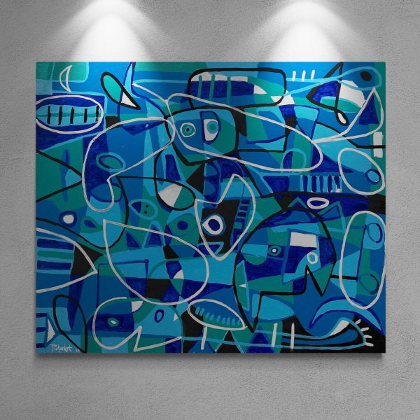 Improvisación en azul II - Imagen 3