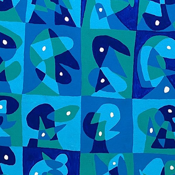 Mosaico en azules - Imagen 4