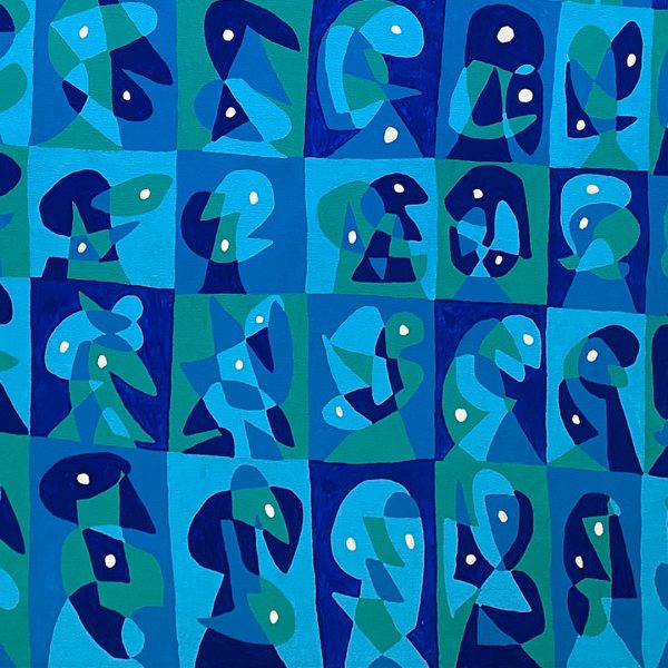 Mosaico en azules - Imagen 3