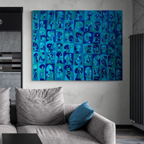 Mosaico en azules - Imagen 6