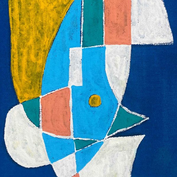 Retrato en fondo azul - Imagen 4