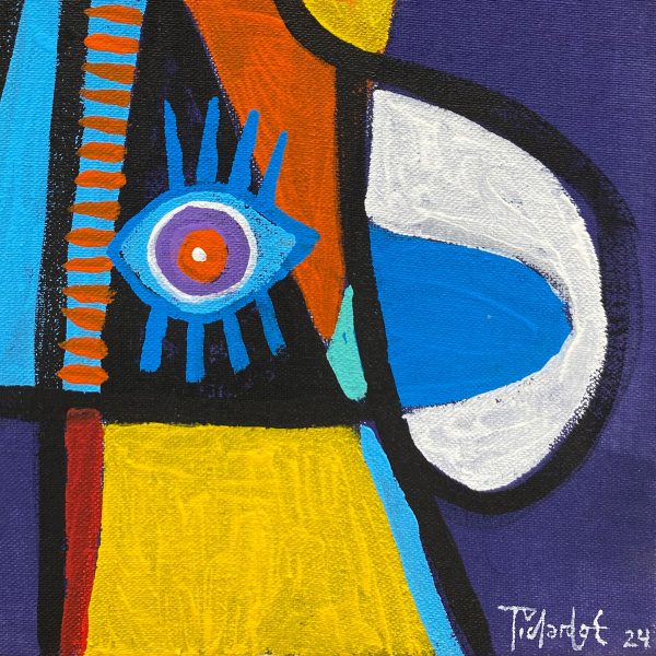 Personaje color en fondo violeta - Imagen 4