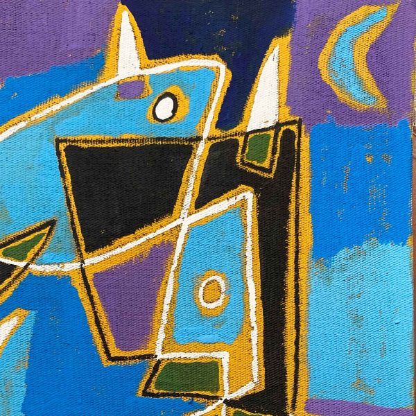 Personaje contorno amarillo de colores - Imagen 3