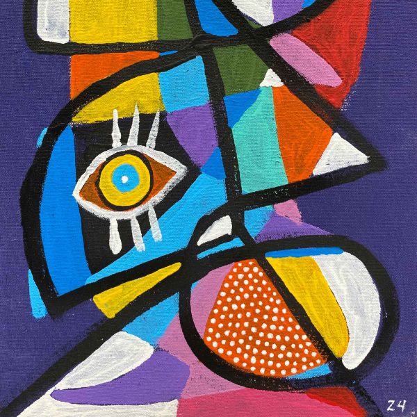 Retrato en fondo amoratado - Imagen 5